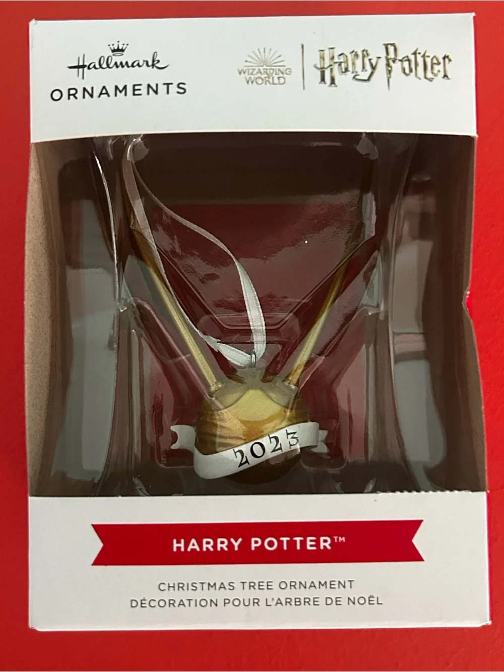 Hallmark Harry Potter 2023 GOLDEN SNITCH Ornament